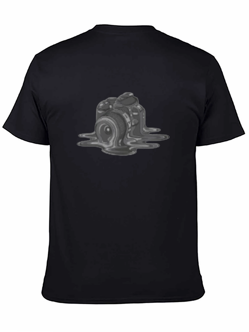 Melting Camera Graphic Tee - Unique Design