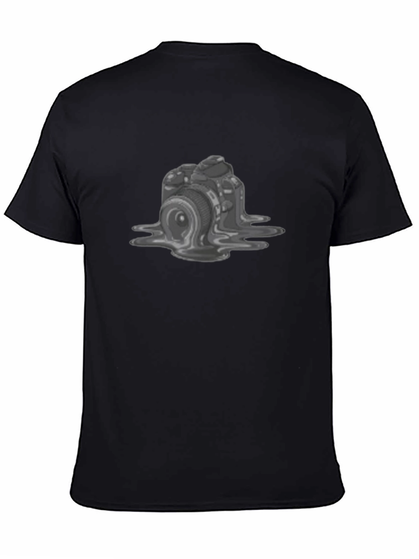 Melting Camera Graphic Tee - Unique Design