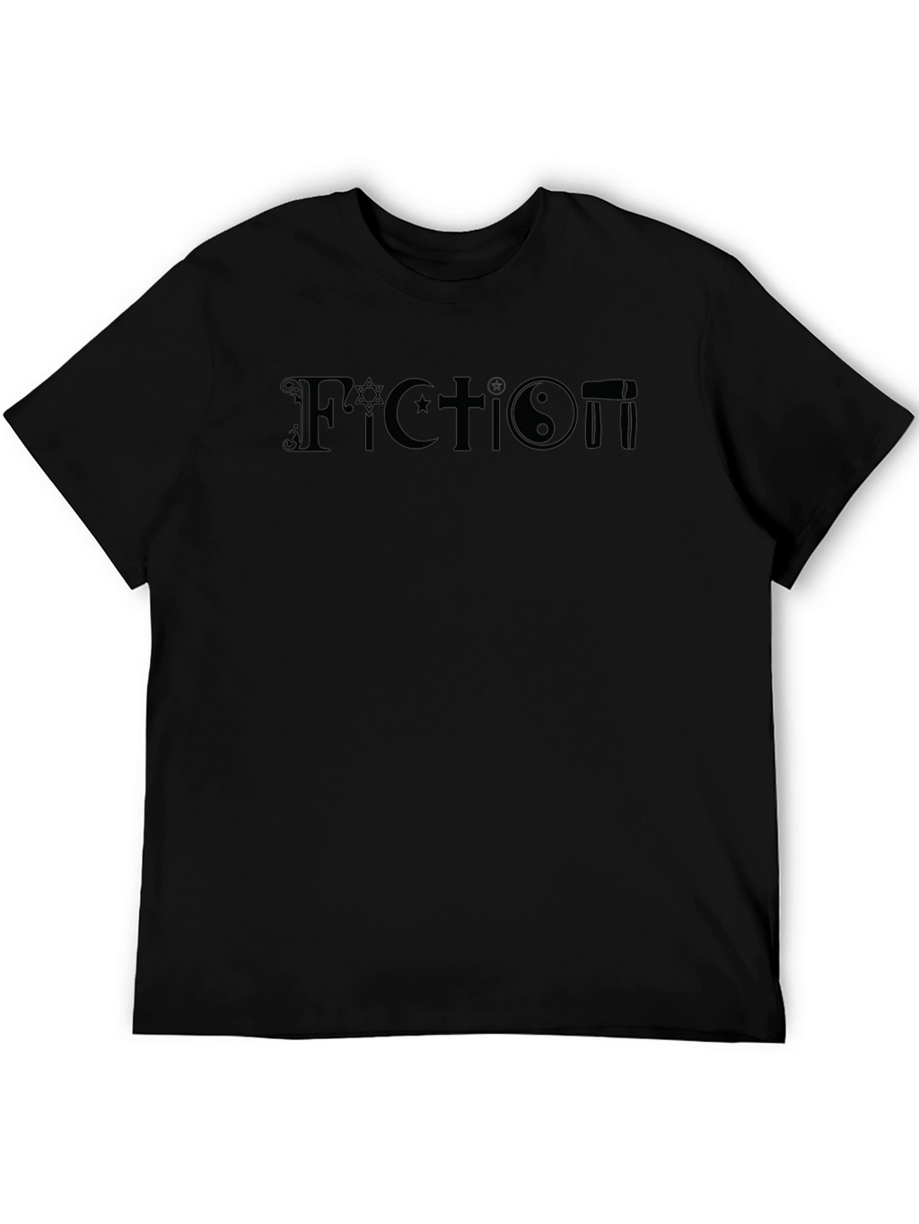 Fiction T-Shirt: Atheist Religious Symbol Blend