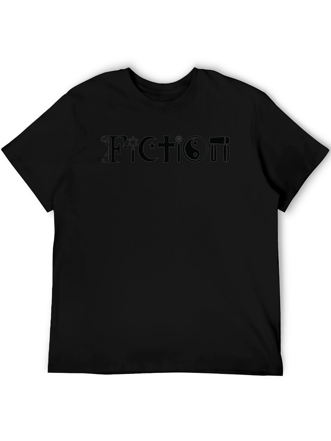Fiction T-Shirt: Atheist Religious Symbol Blend