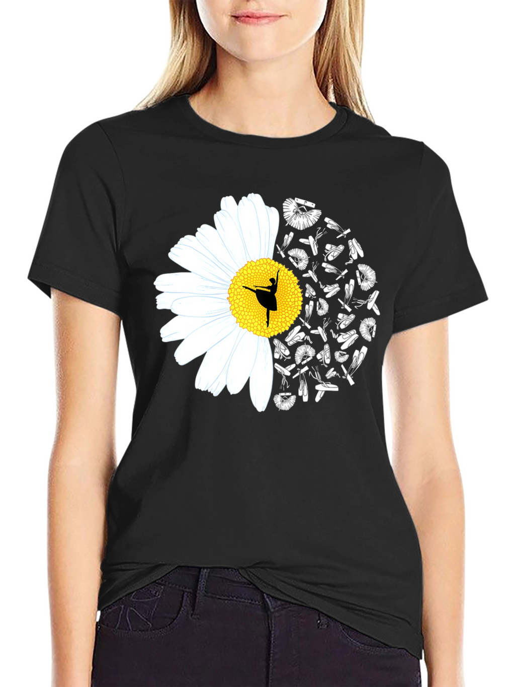 Daisy Ballerina T-Shirt - Unique Dance Tee