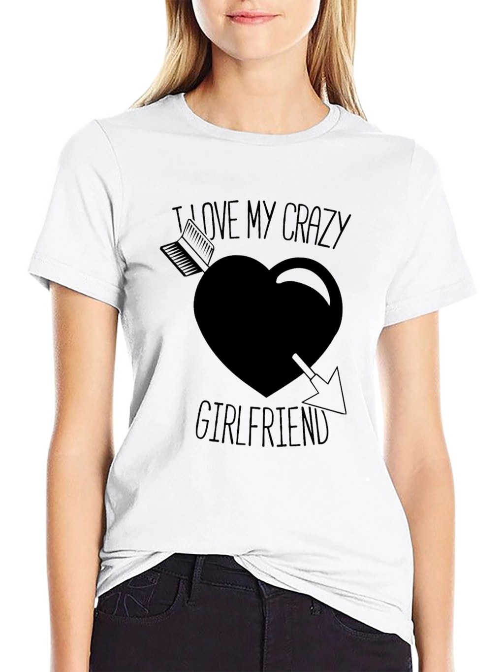 Crazy Girlfriend T-Shirt Novelty Graphic Tee