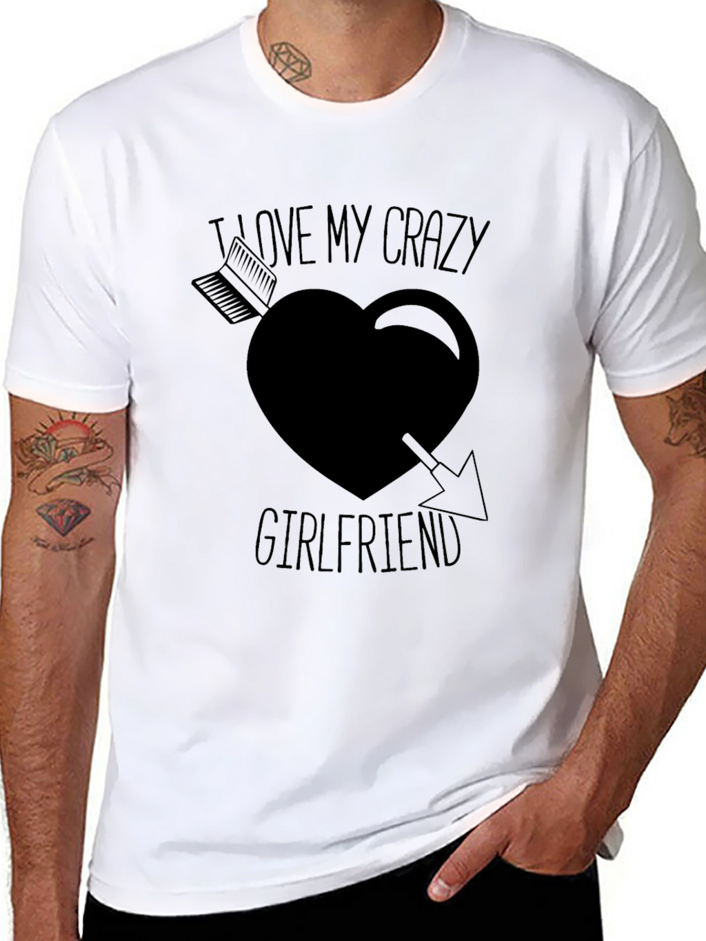 Crazy Girlfriend T-Shirt Novelty Graphic Tee