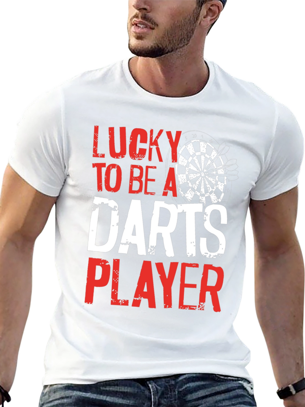 Lucky To Be A Darts Player T-Shirt