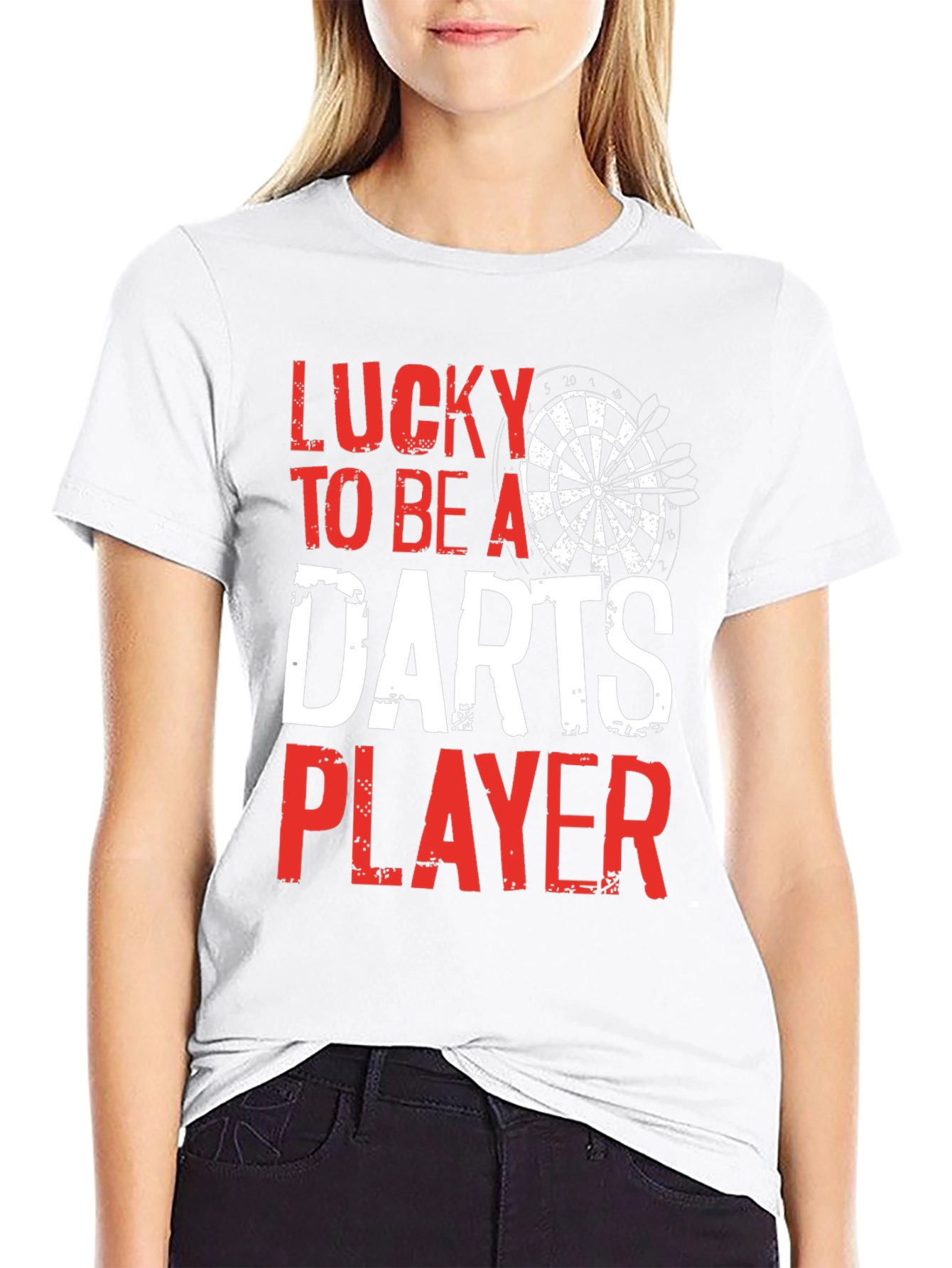 Lucky To Be A Darts Player T-Shirt