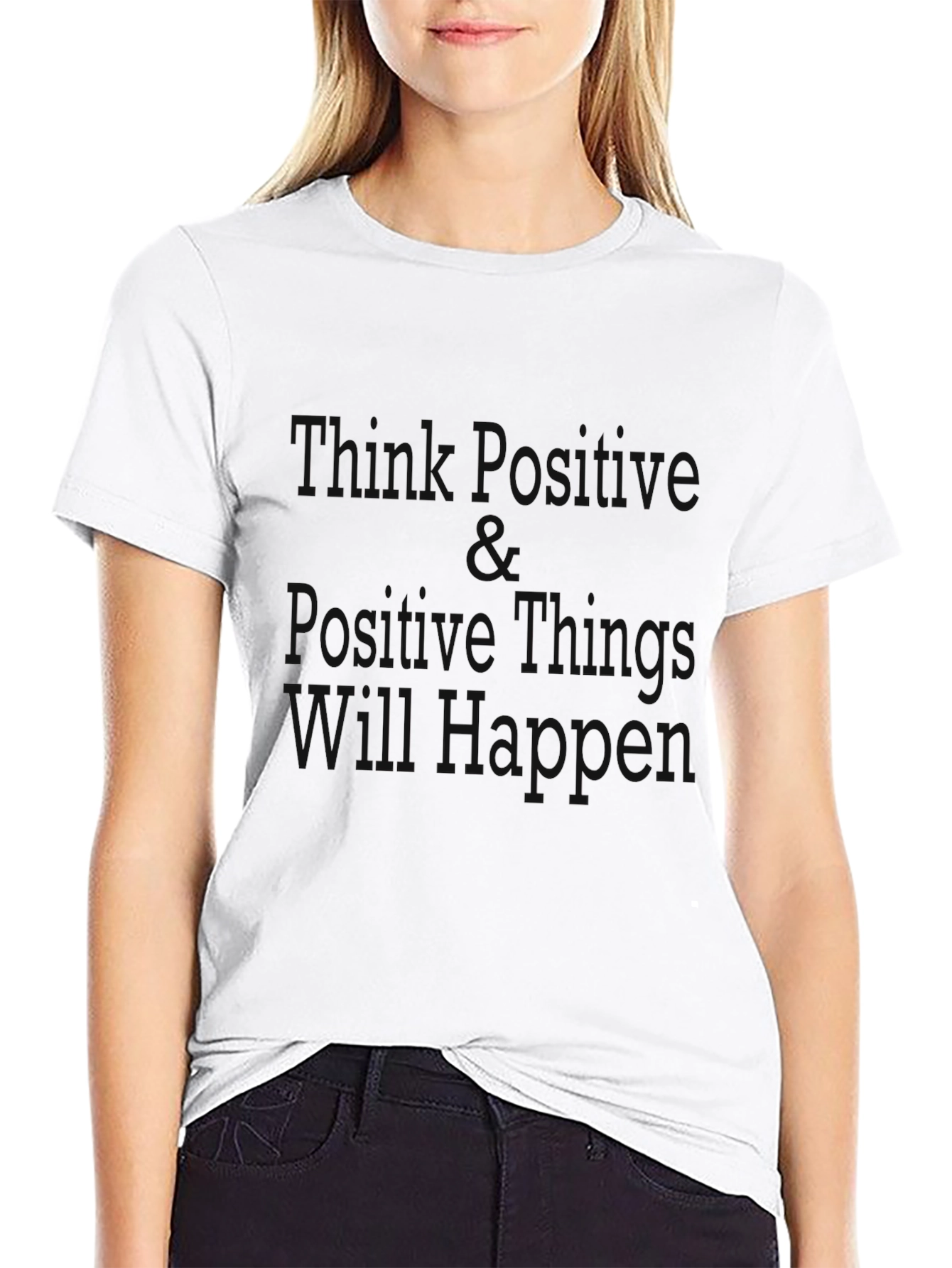 Mens Black T-Shirt - Things Happen Design