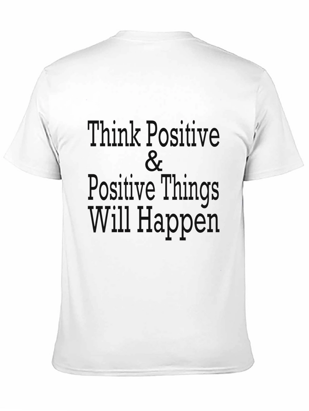Mens Black T-Shirt - Things Happen Design