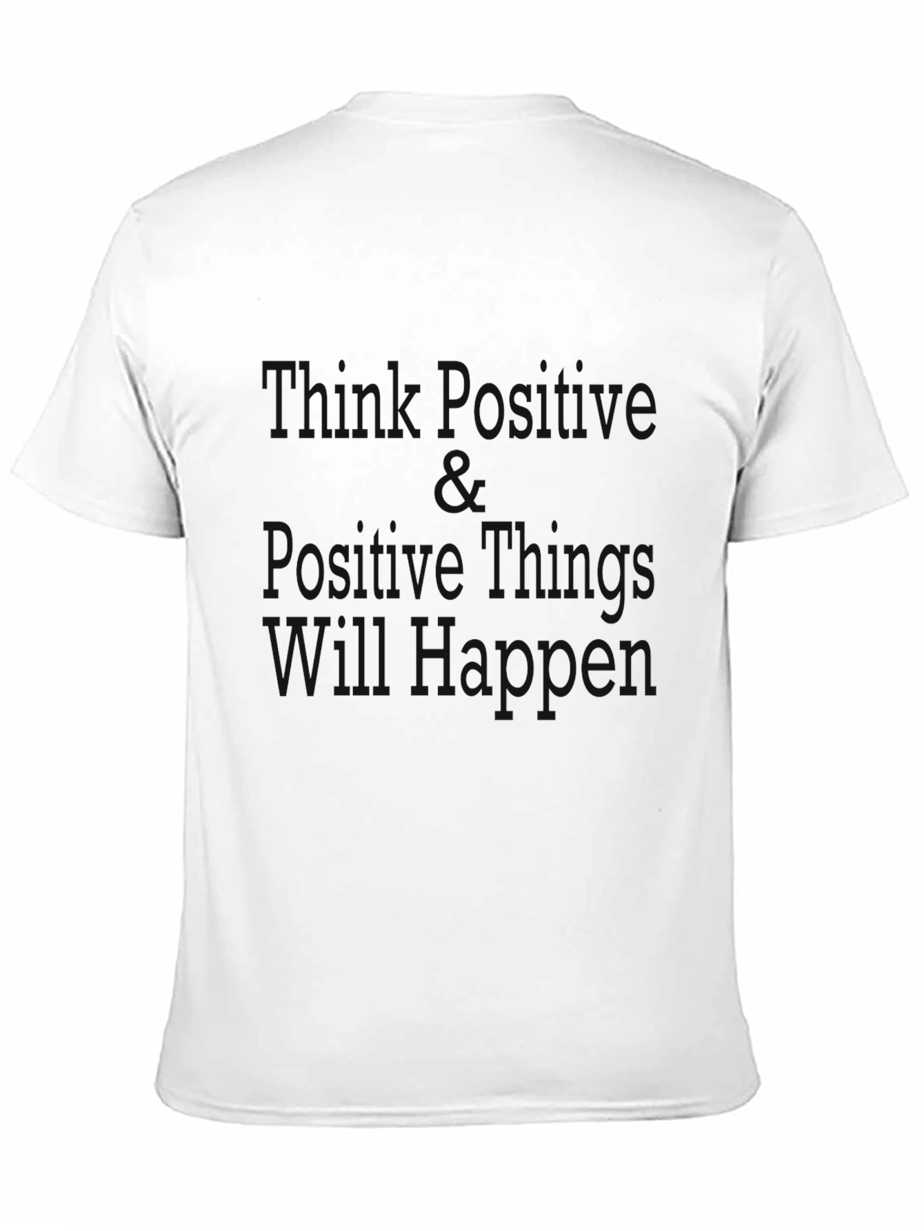 Mens Black T-Shirt - Things Happen Design