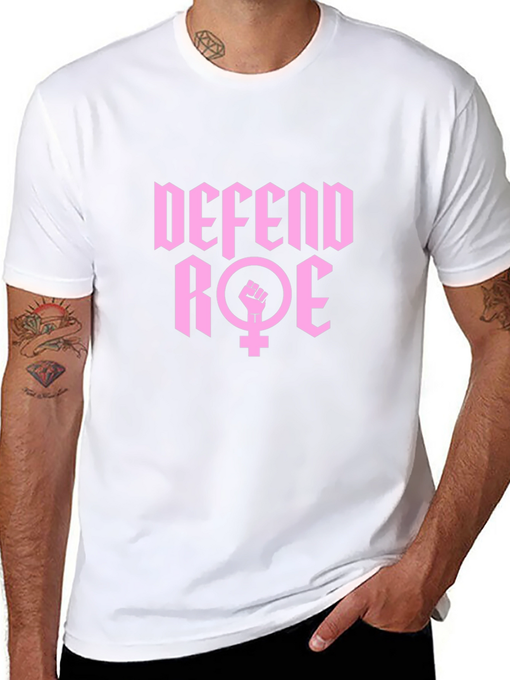 Defend Roe T-Shirt - Black Activist Tee