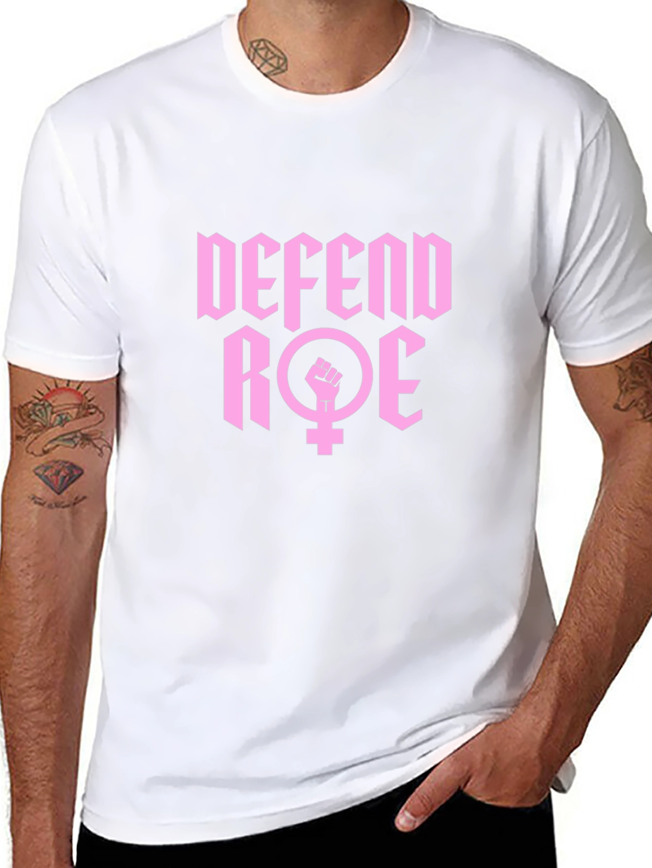 Defend Roe T-Shirt - Black Activist Tee