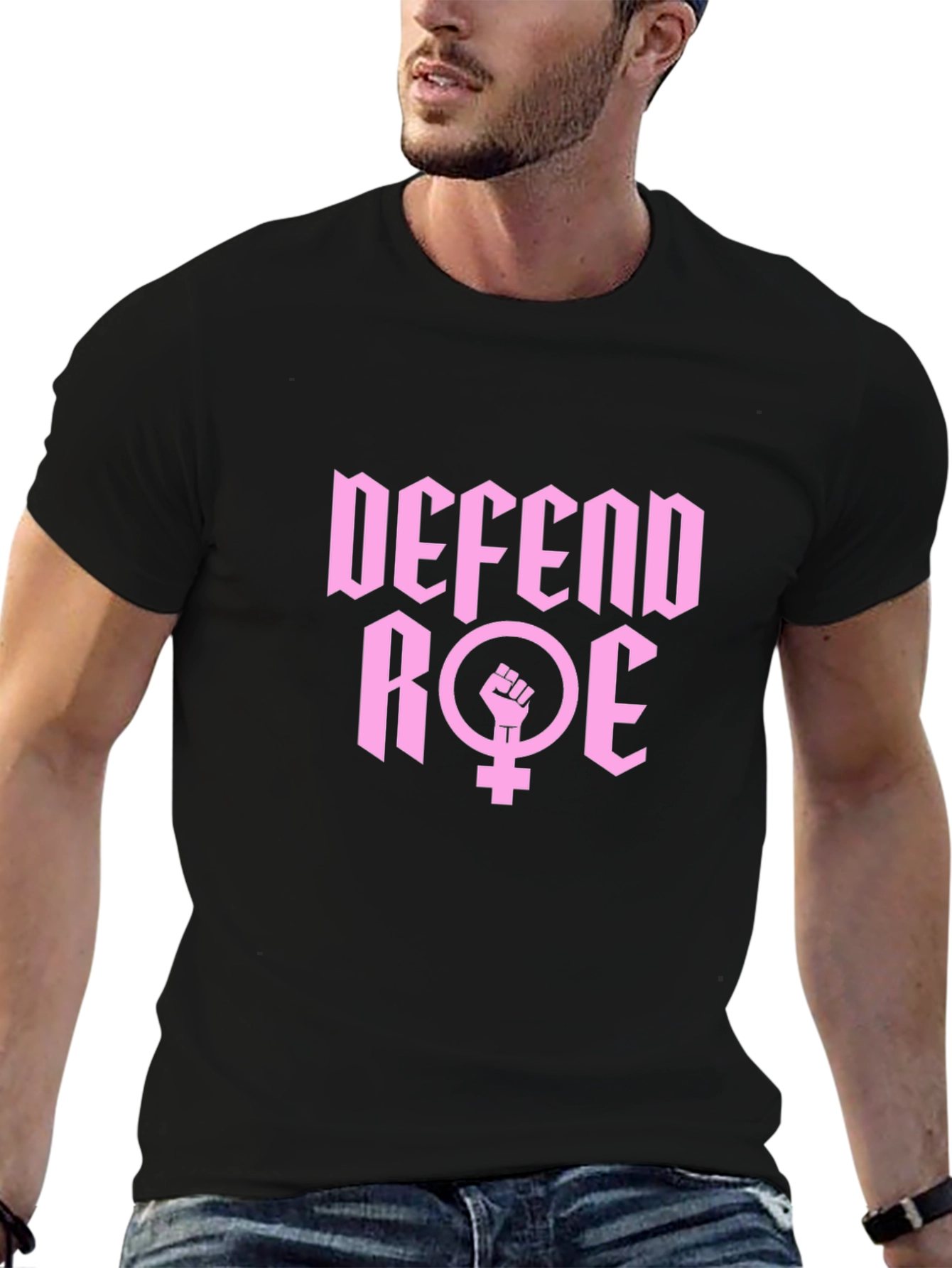 Defend Roe T-Shirt - Black Activist Tee