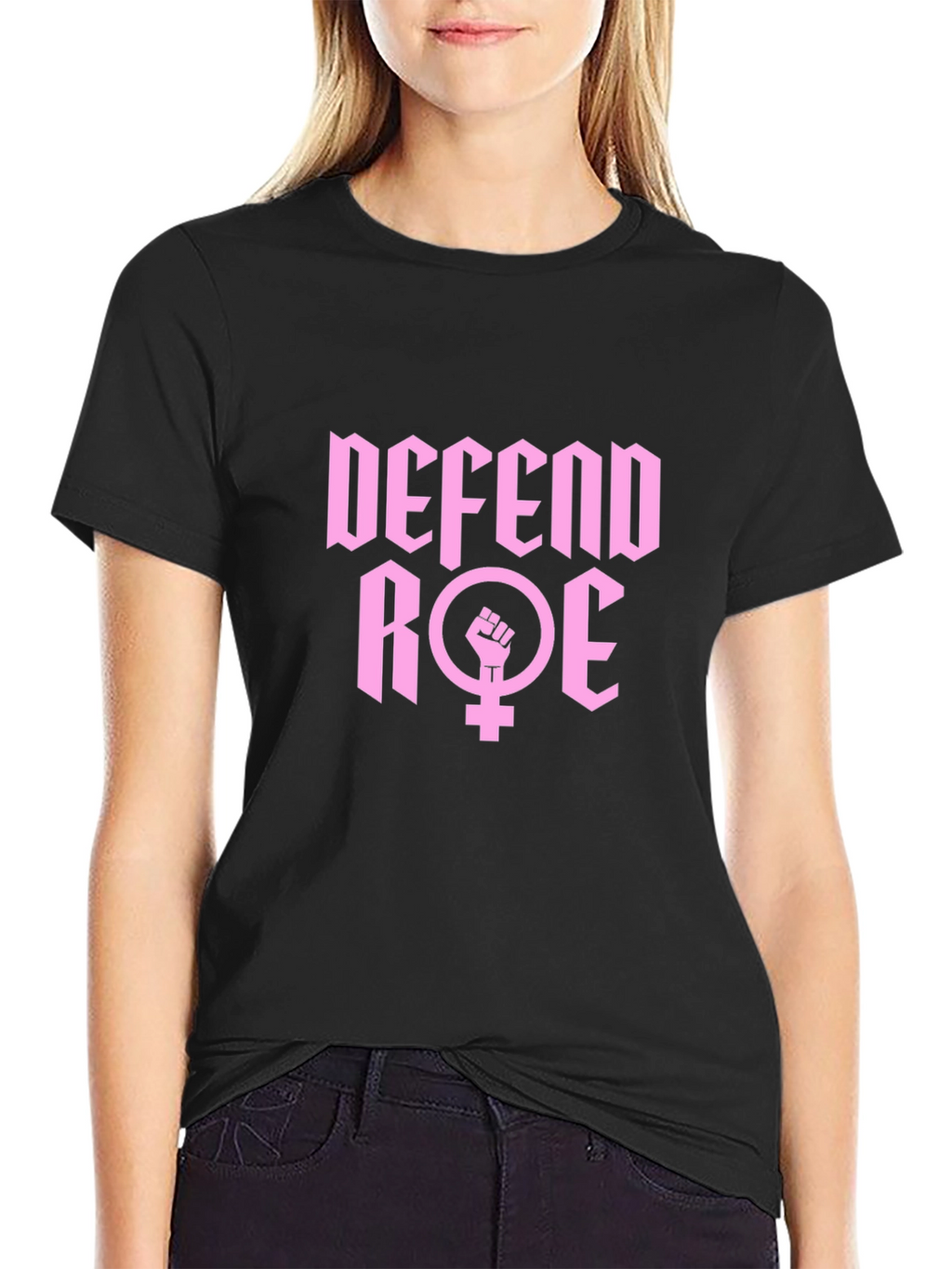 Defend Roe T-Shirt - Black Activist Tee
