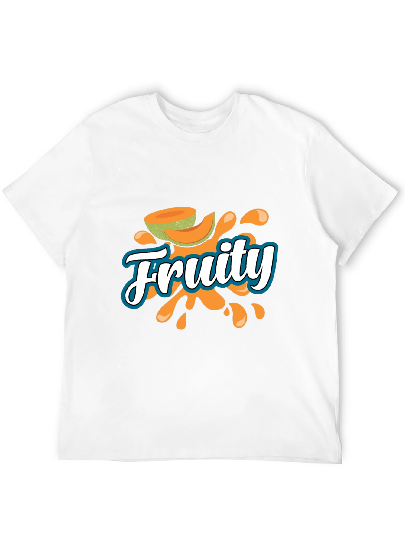 Fruity Graphic T-Shirt - Black Casual Tee