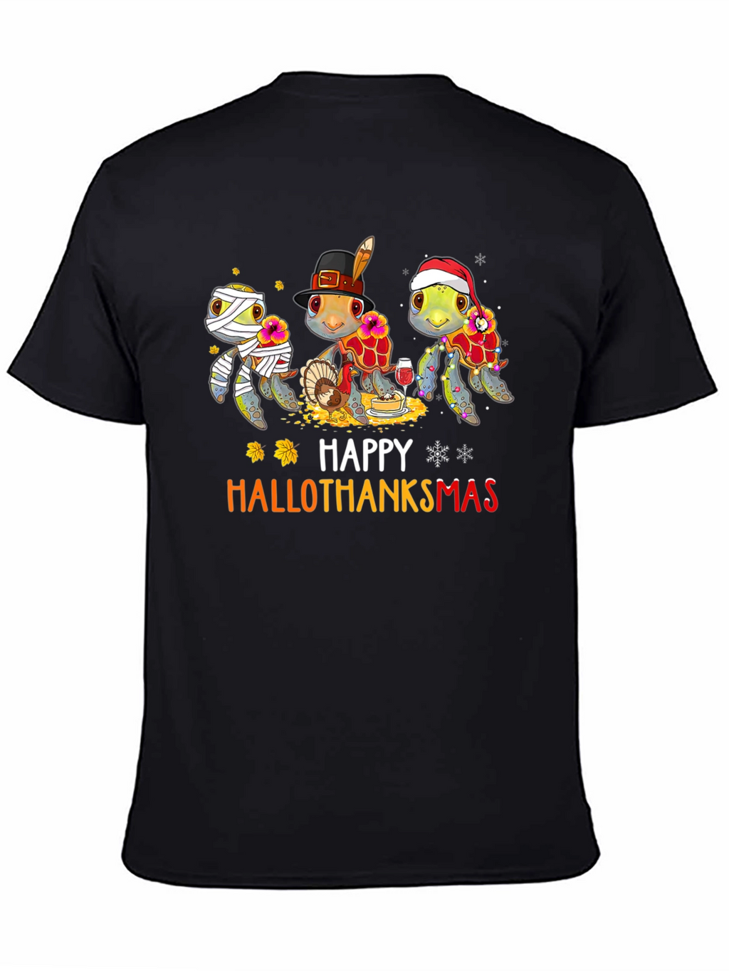 Happy Hallothanksmas Turtle Graphic Tee