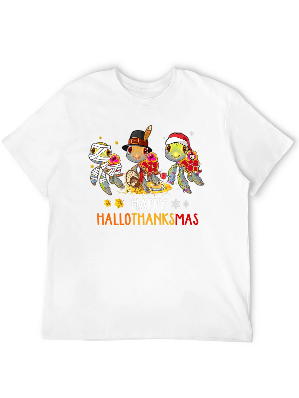 Happy Hallothanksmas Turtle Graphic Tee