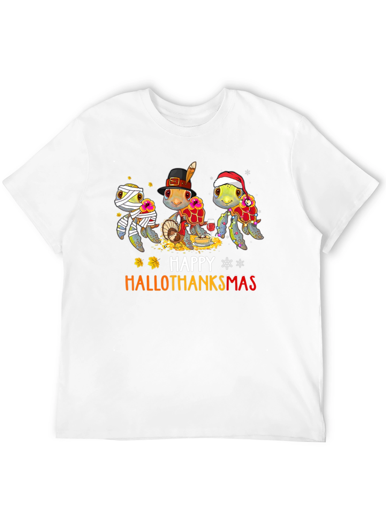 Happy Hallothanksmas Turtle Graphic Tee