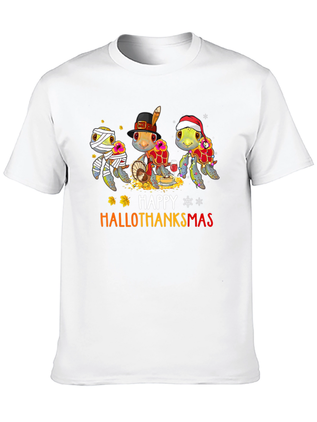 Happy Hallothanksmas Turtle Graphic Tee
