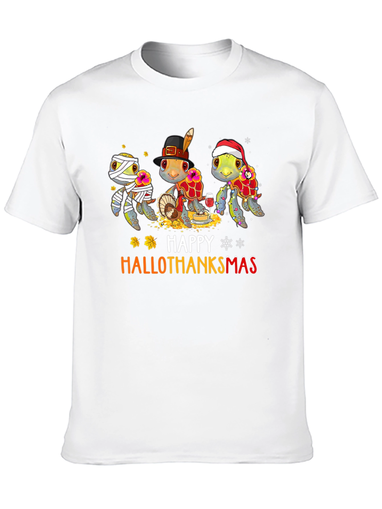 Happy Hallothanksmas Turtle Graphic Tee