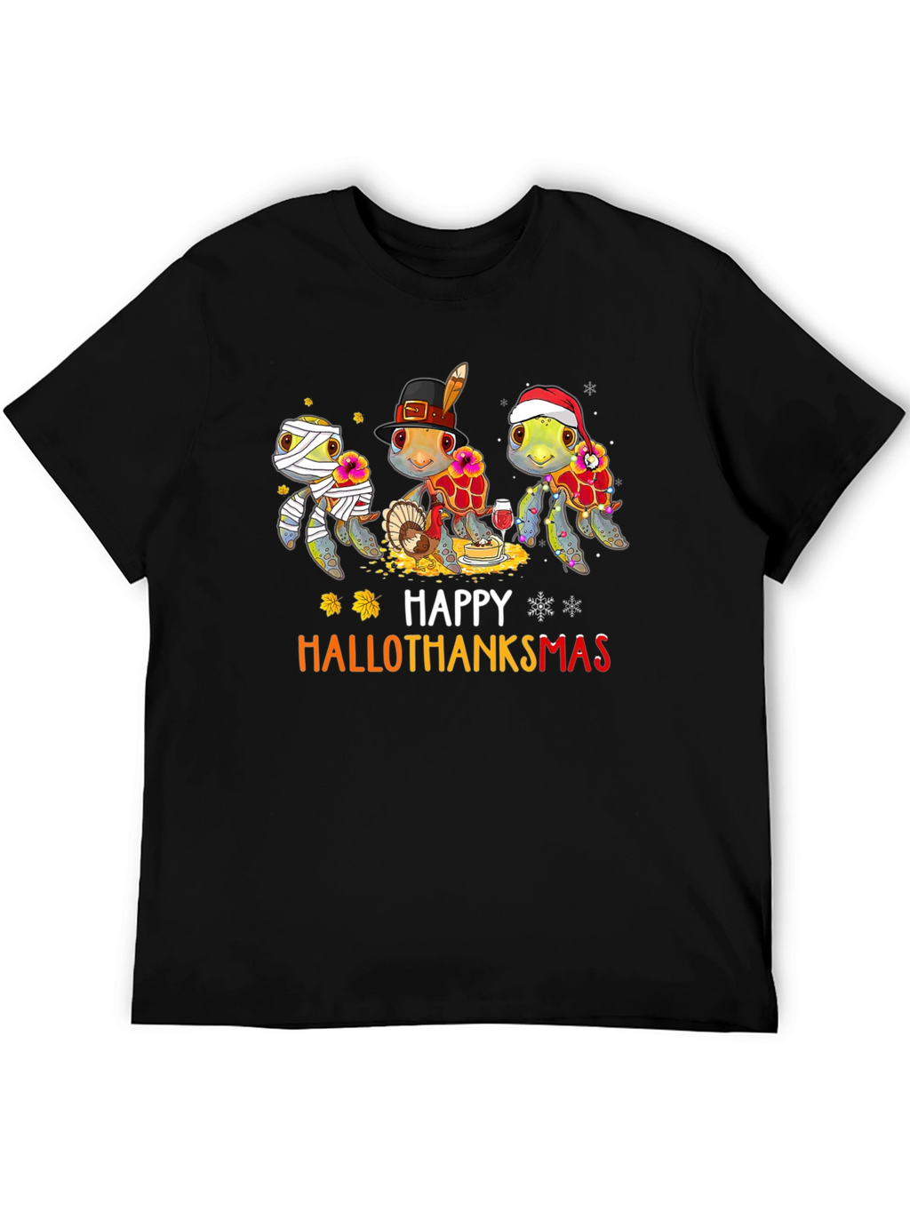 Happy Hallothanksmas Turtle Graphic Tee
