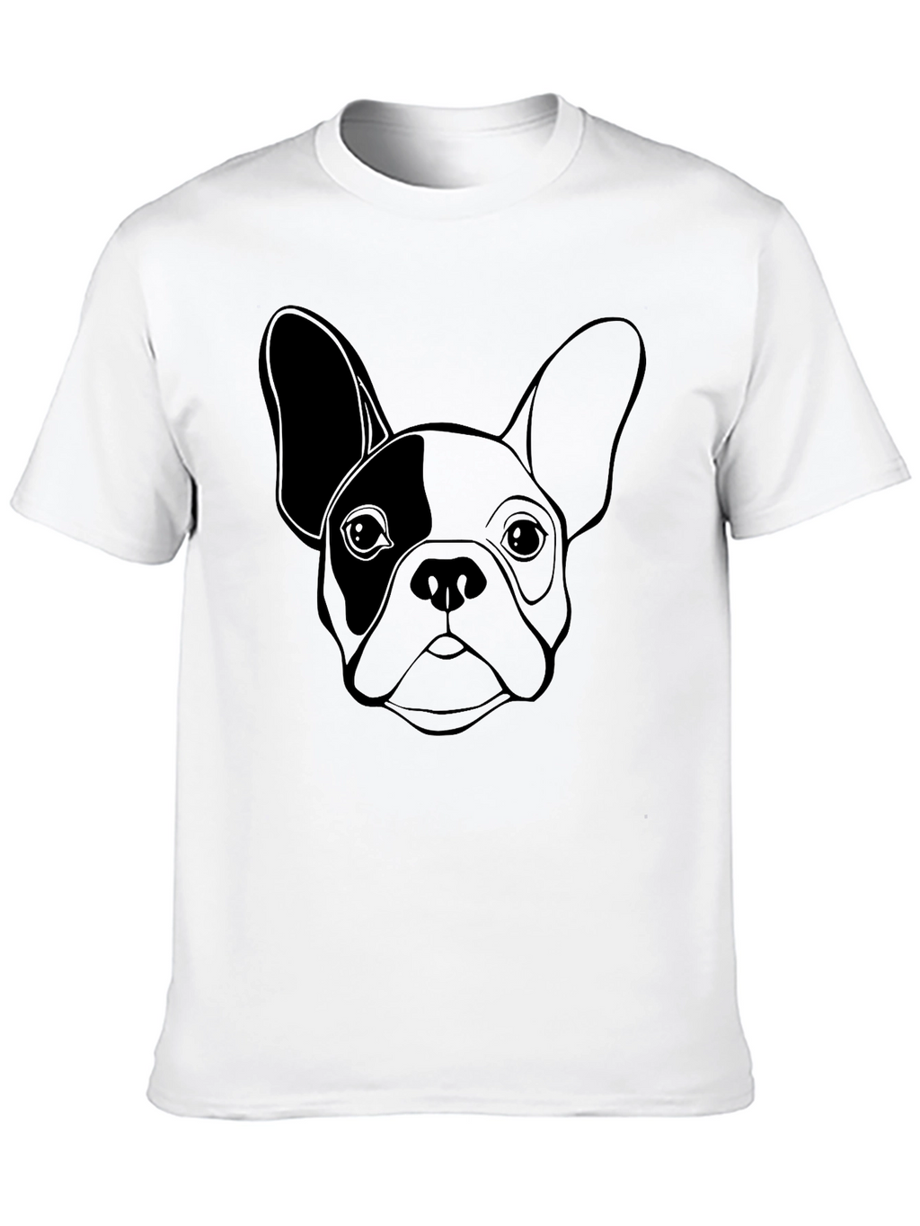 French Bulldog Graphic Tee - Black
