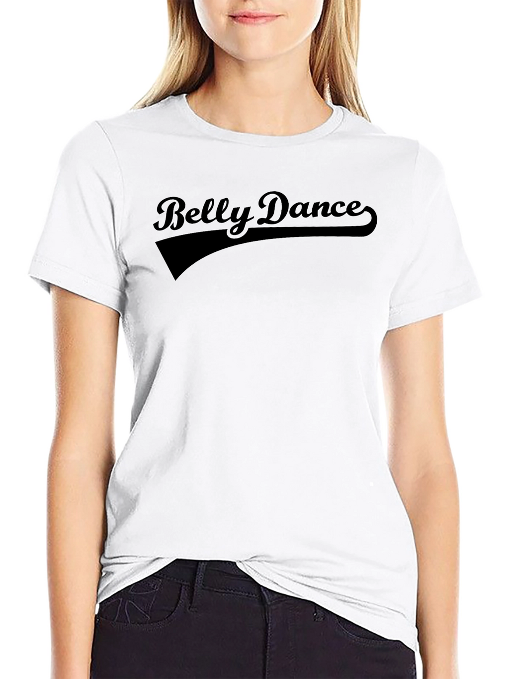 Belly Dance Graphic Tee - Classic Style