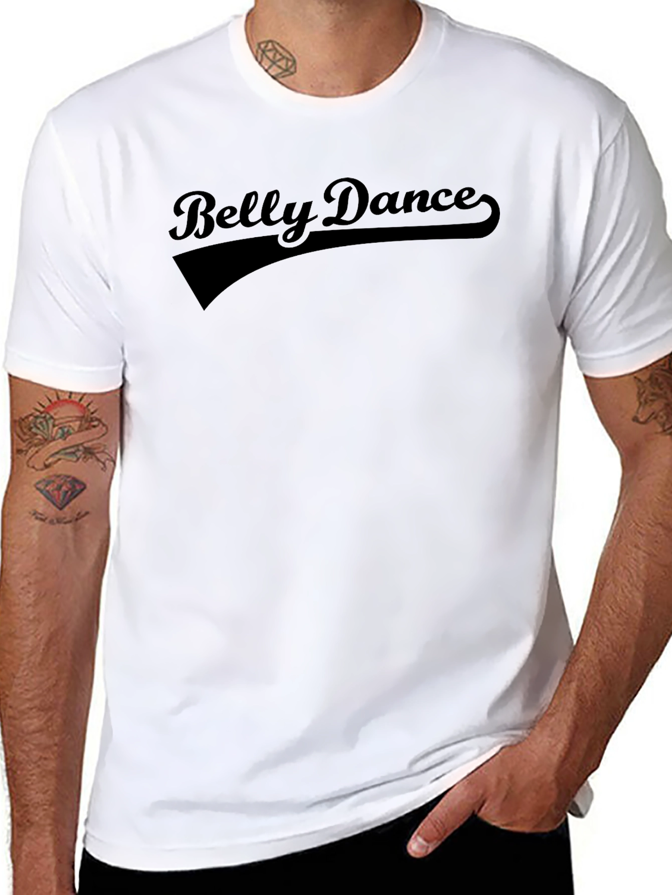 Belly Dance Graphic Tee - Classic Style