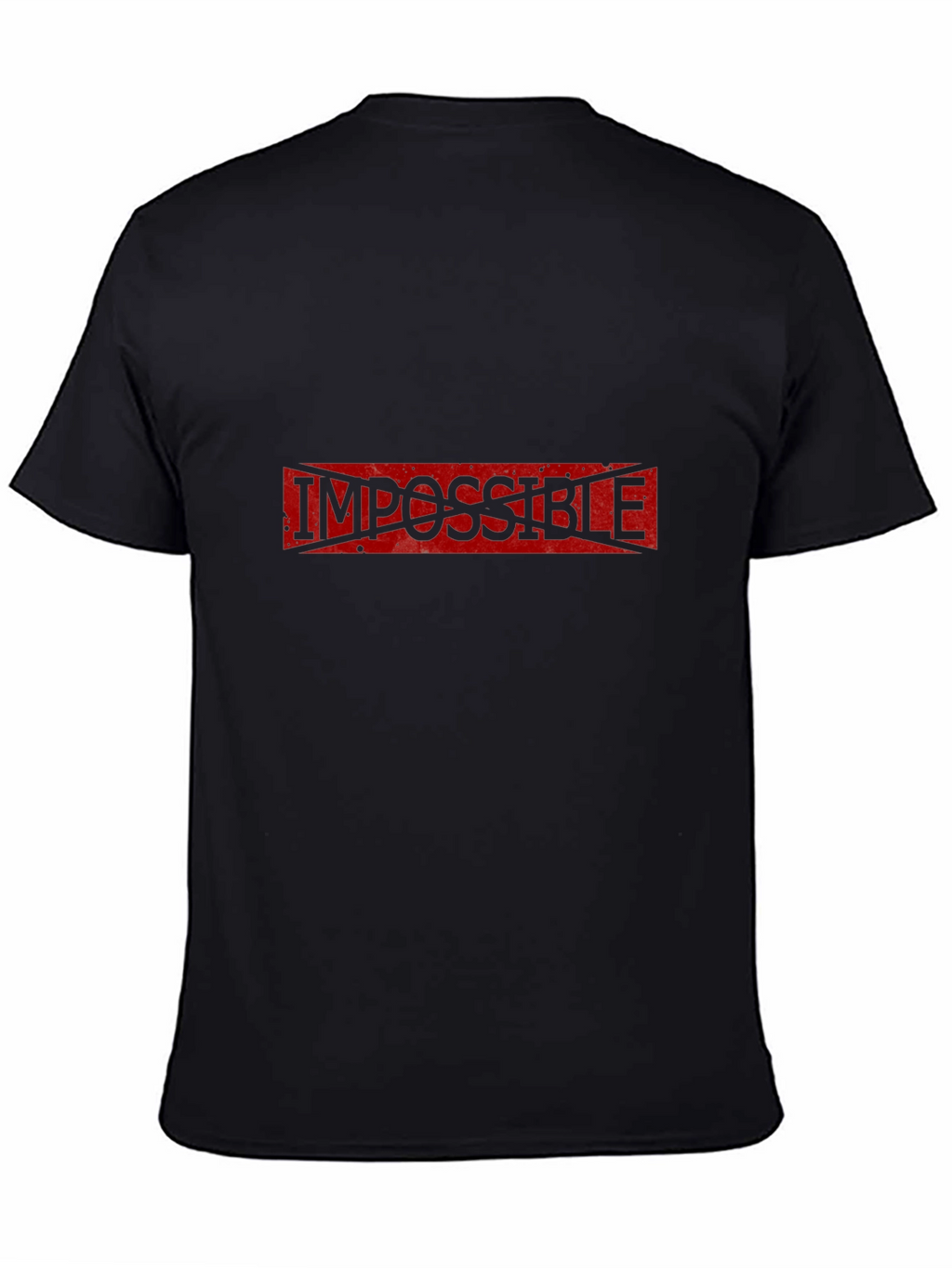 Impossible Possible T-Shirt - Black Cotton Tee