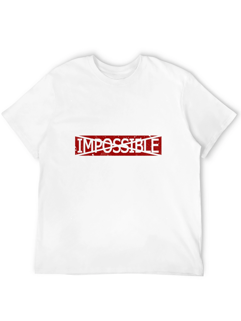 Impossible Possible T-Shirt - Black Cotton Tee