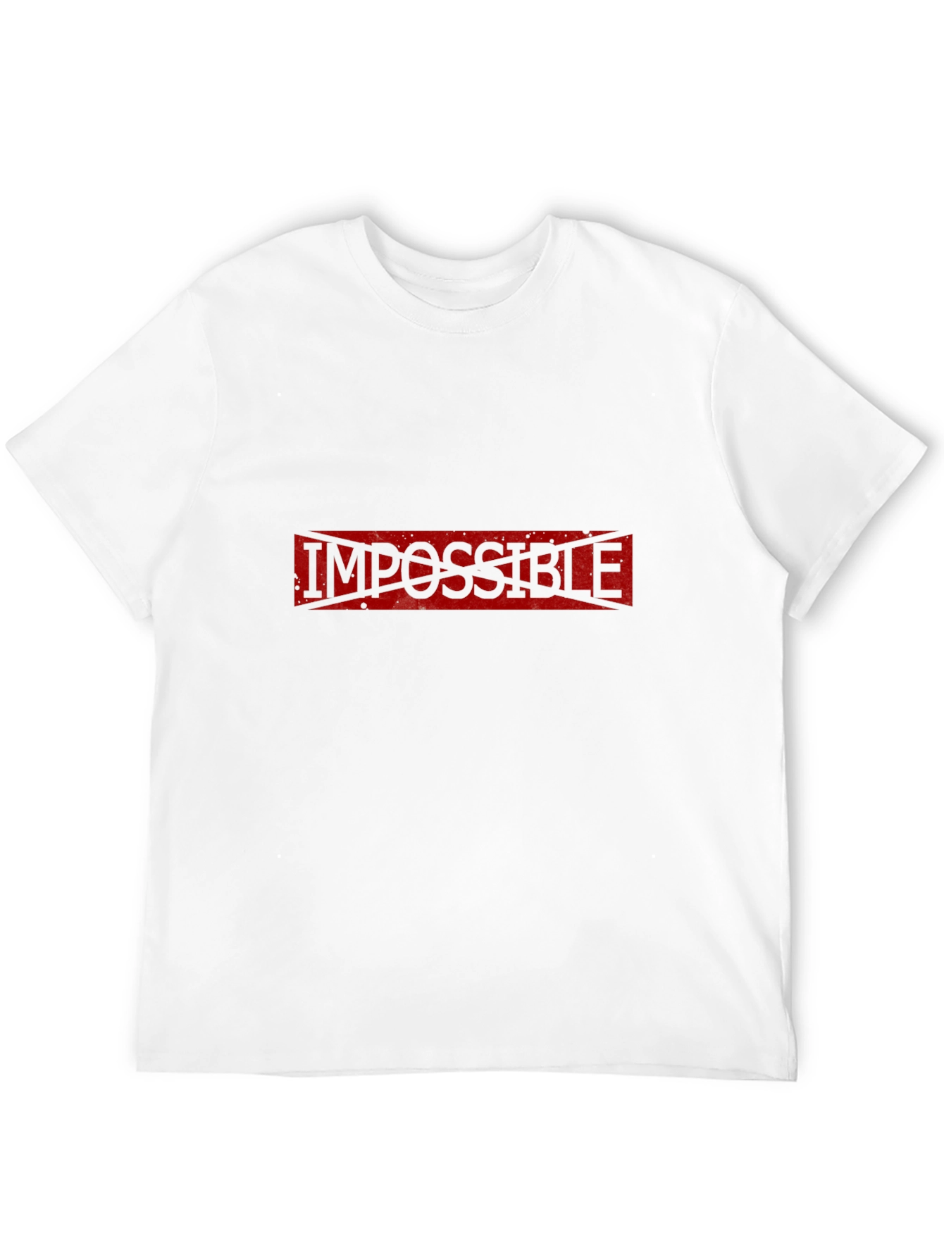 Impossible Possible T-Shirt - Black Cotton Tee