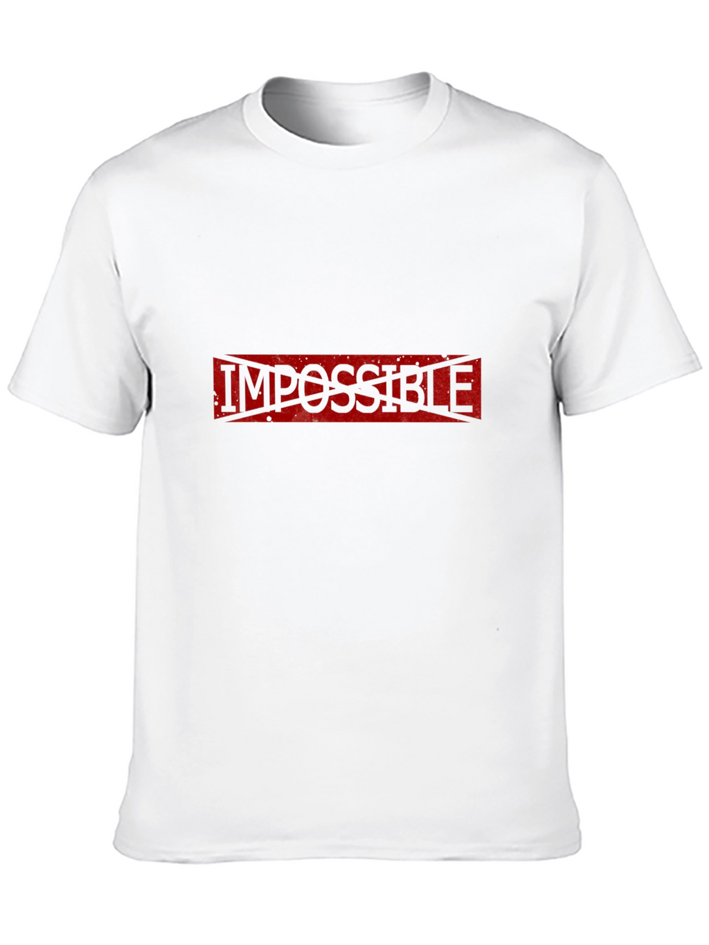 Impossible Possible T-Shirt - Black Cotton Tee