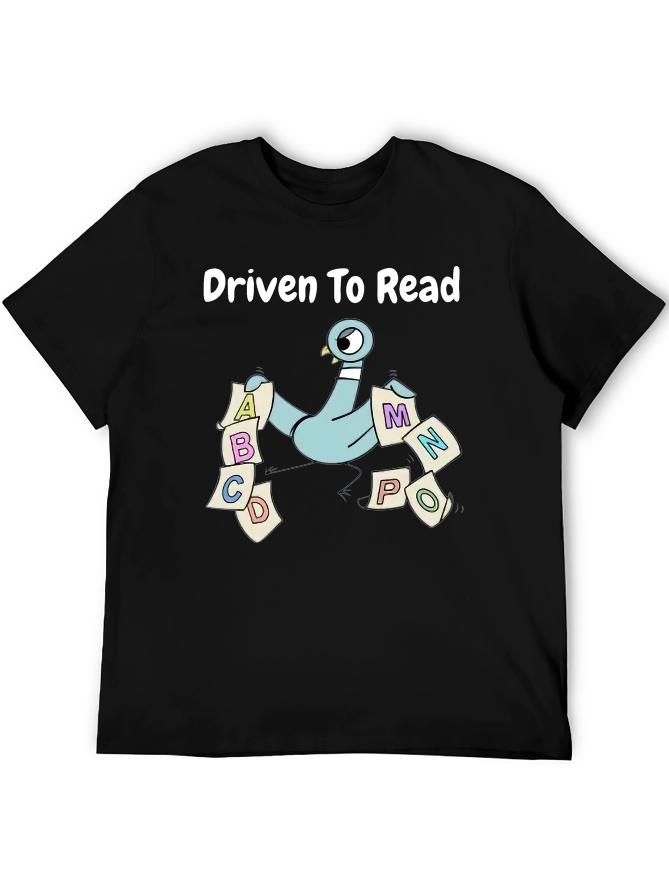 Driven To Read Pigeon Graphic T-Shirt
