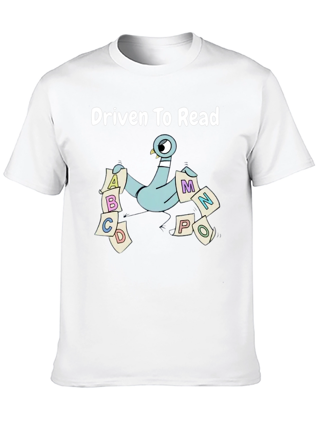 Driven To Read Pigeon Graphic T-Shirt
