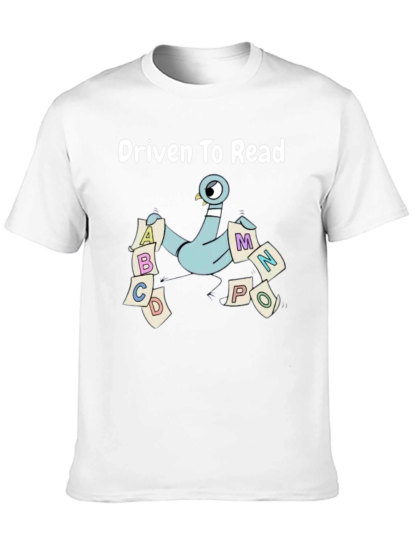 Driven To Read Pigeon Graphic T-Shirt