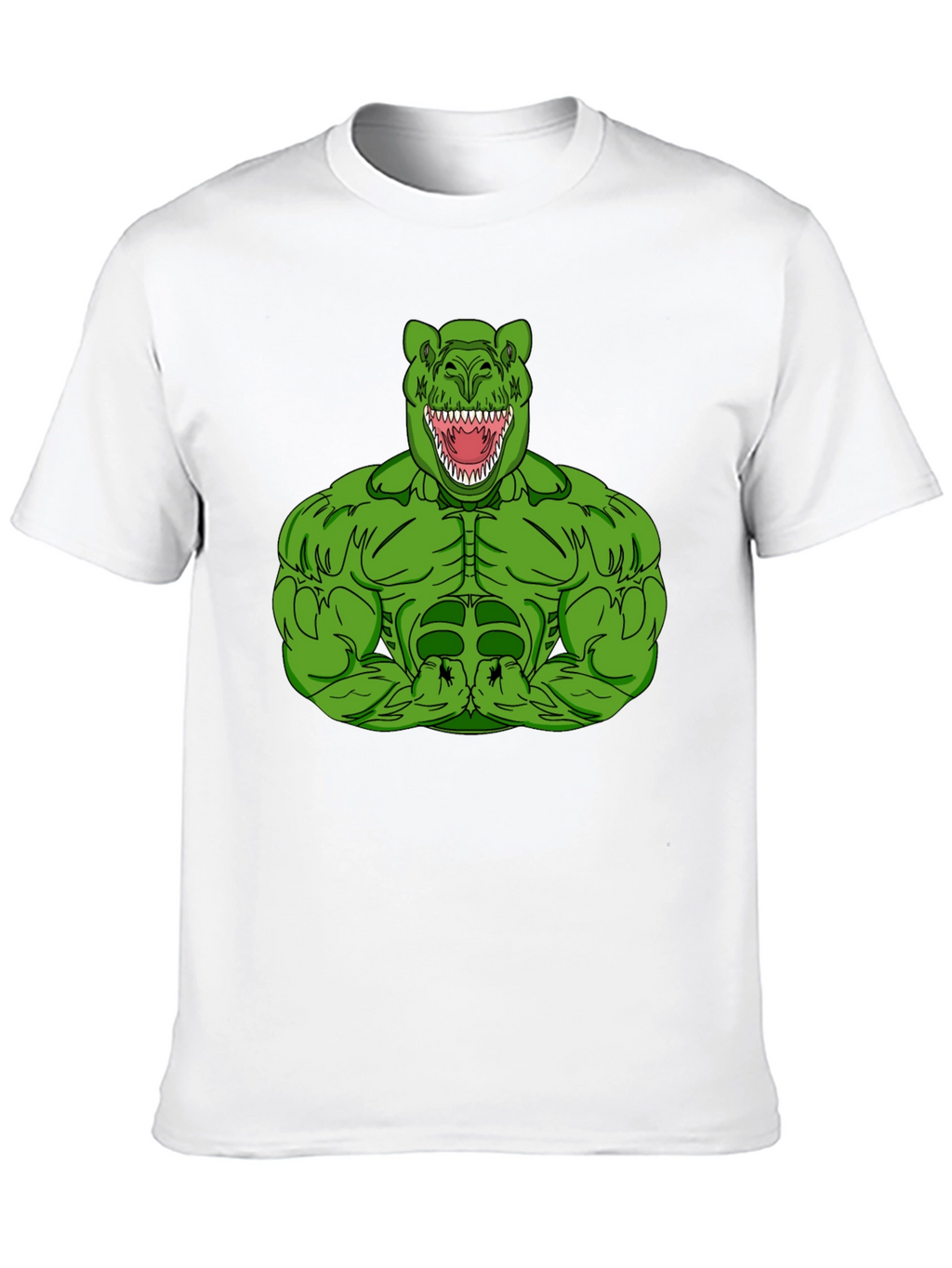 Dino Muscle T-Shirt - Black Graphic Tee
