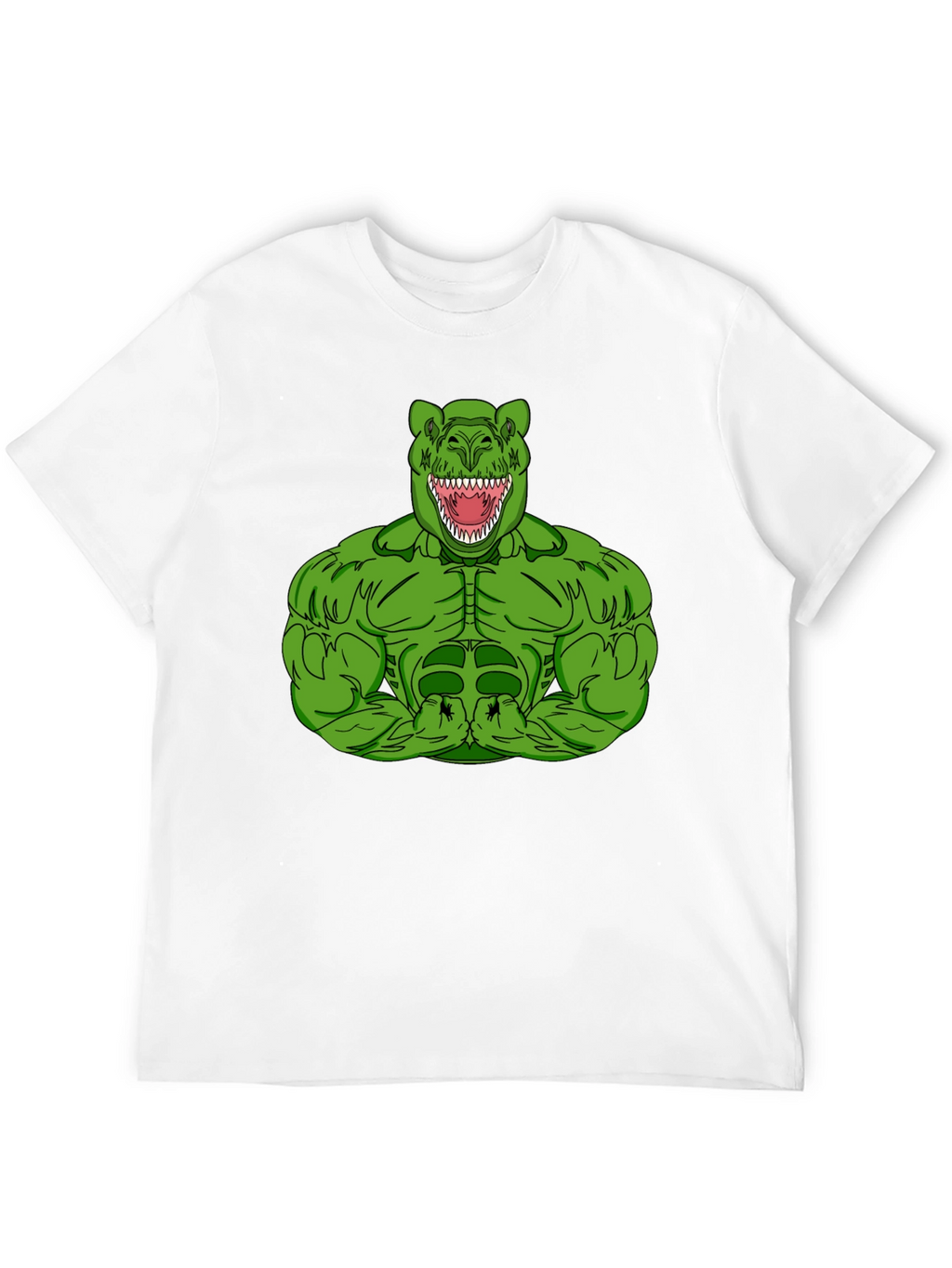 Dino Muscle T-Shirt - Black Graphic Tee