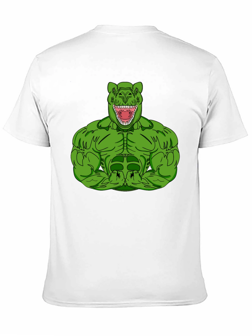 Dino Muscle T-Shirt - Black Graphic Tee