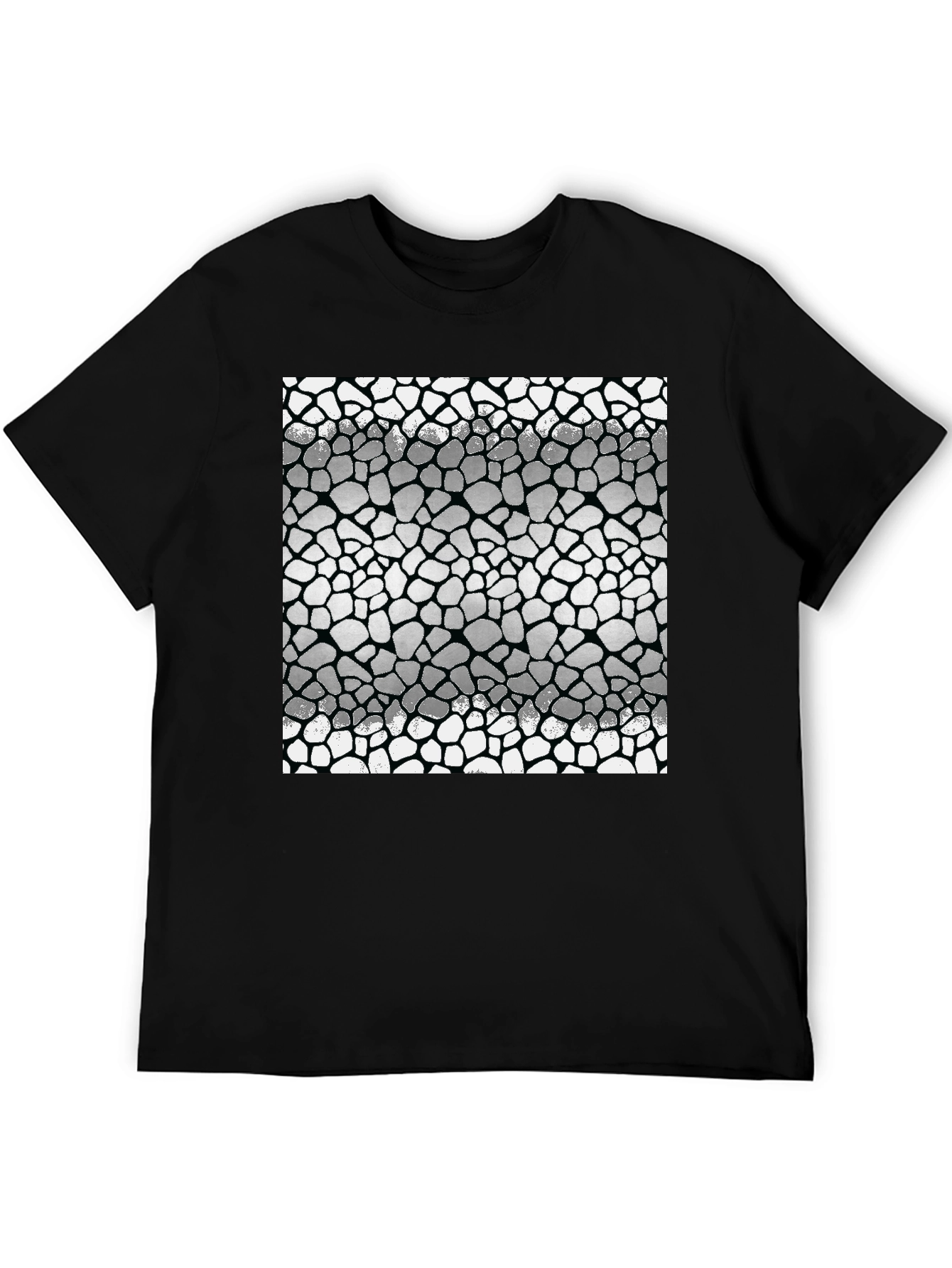 Geometric Tile Pattern Mens T-Shirt