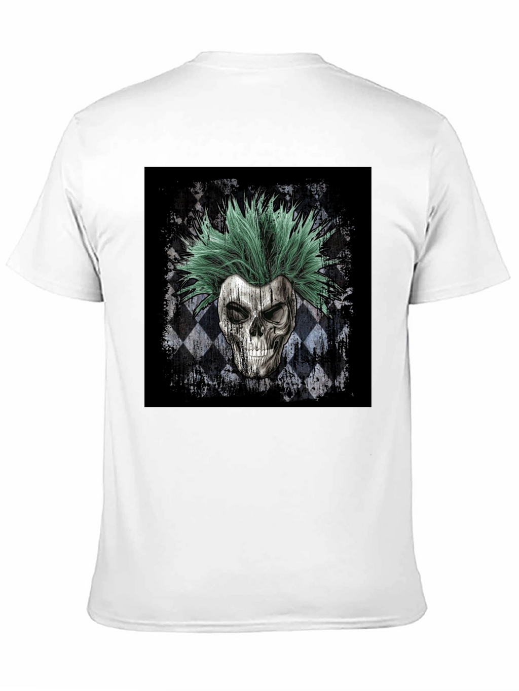 Skull Punk T-Shirt - Mens Black Graphic Tee