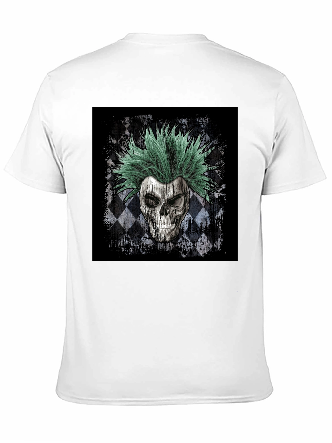 Skull Punk T-Shirt - Mens Black Graphic Tee