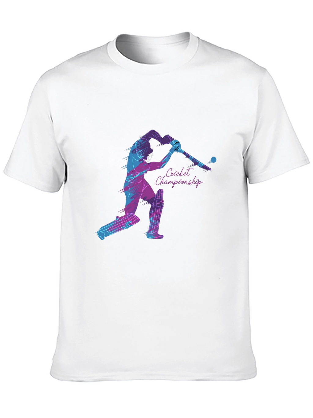 Cricket Championship Graphic Tee - Black