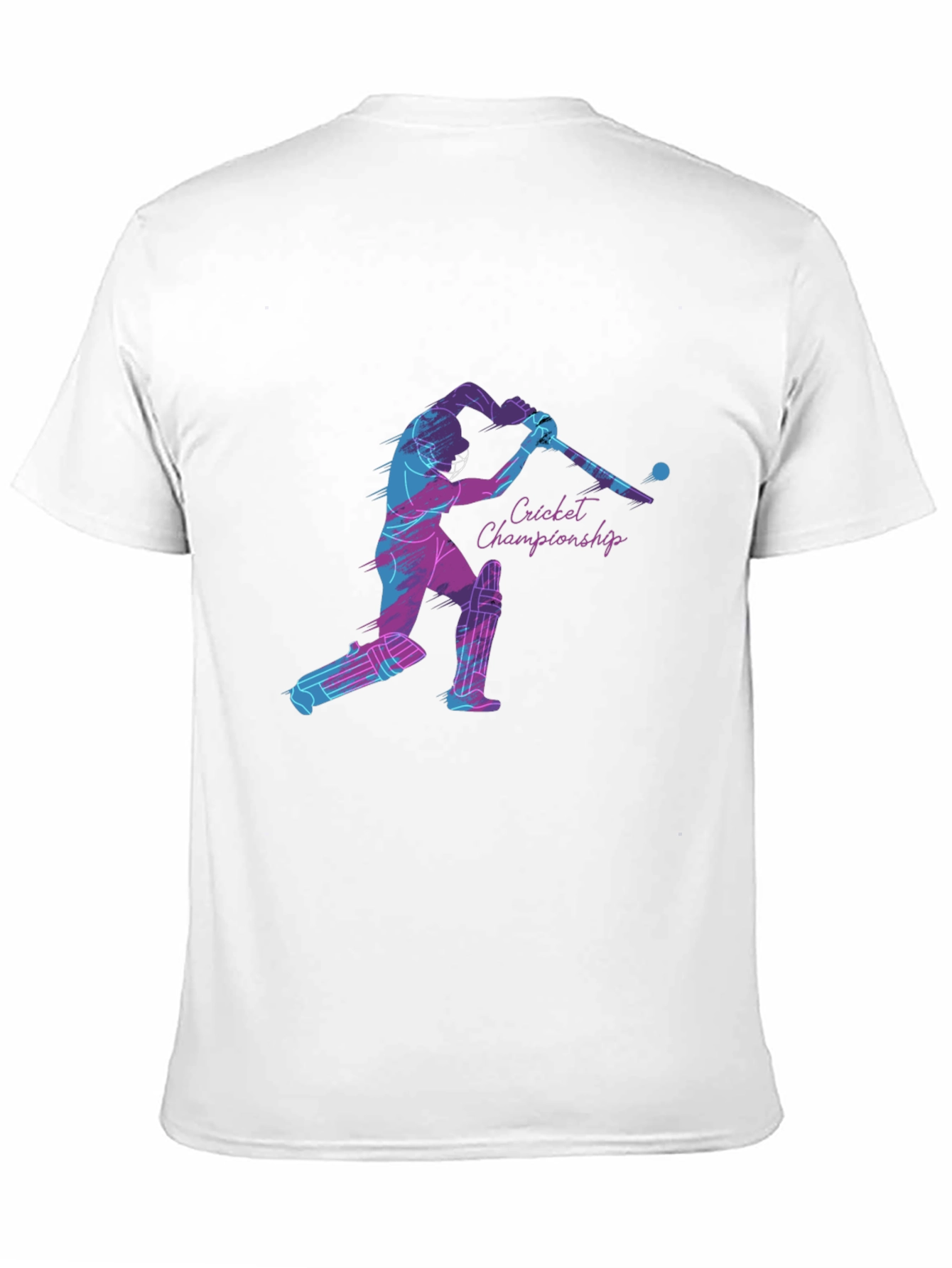 Cricket Championship Graphic Tee - Black