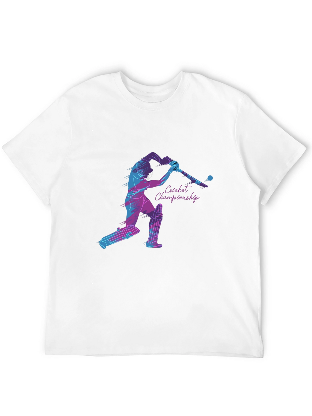 Cricket Championship Graphic Tee - Black
