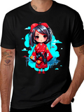 Anime Girl Graphic T-Shirt