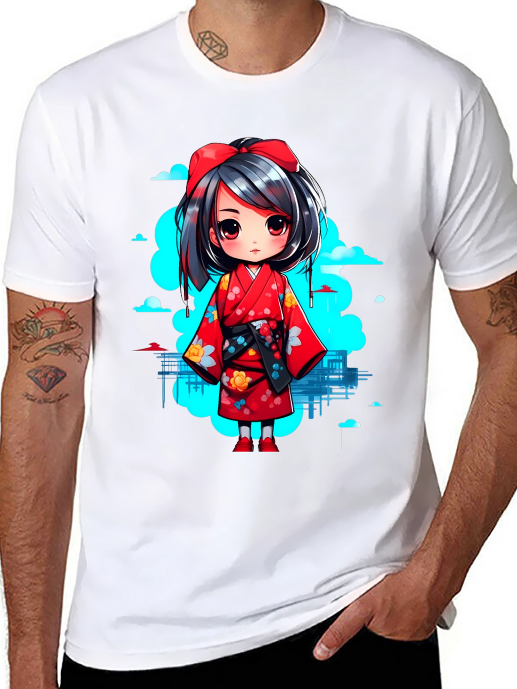 Anime Girl Graphic T-Shirt