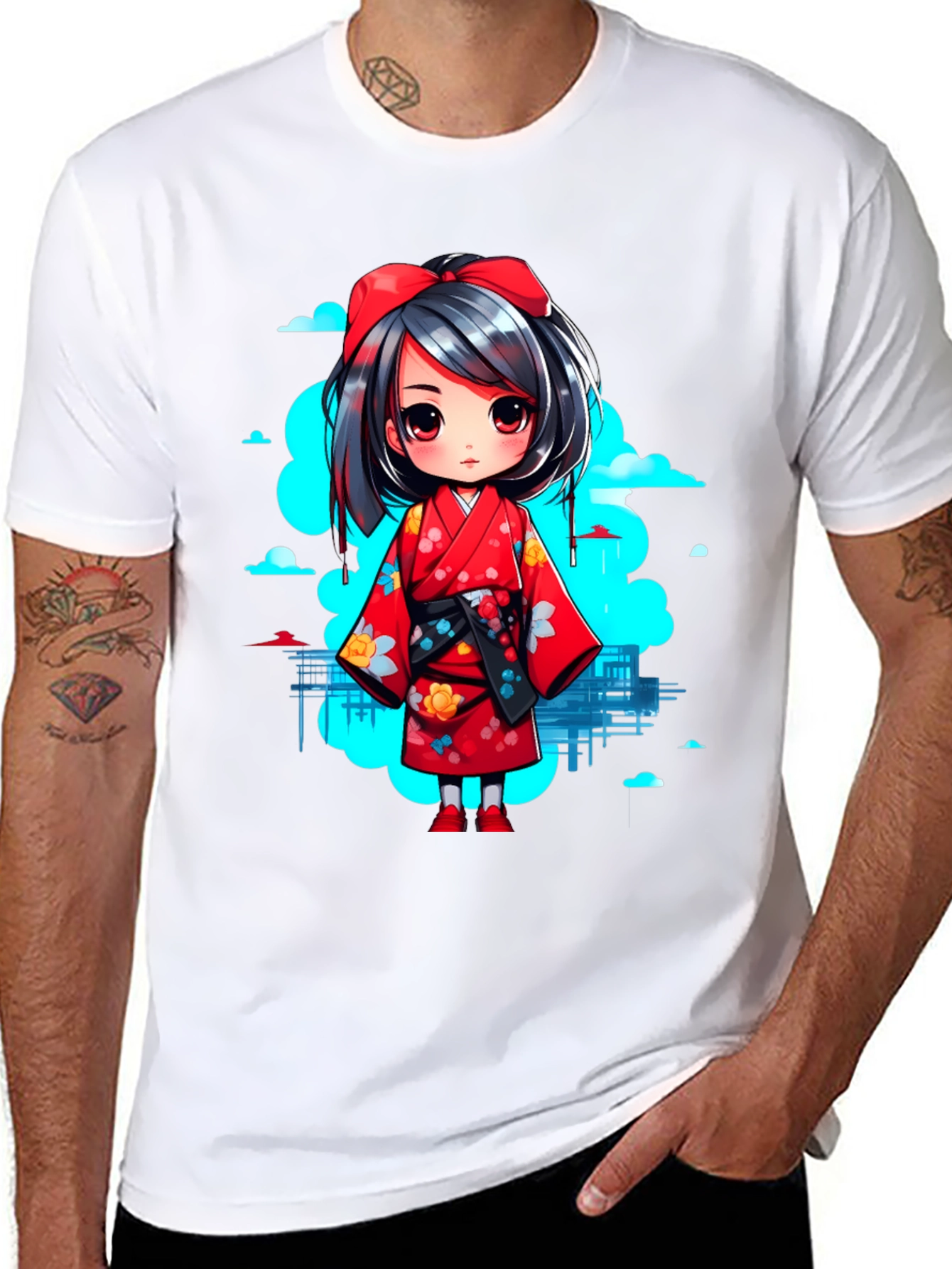 Anime Girl Graphic T-Shirt