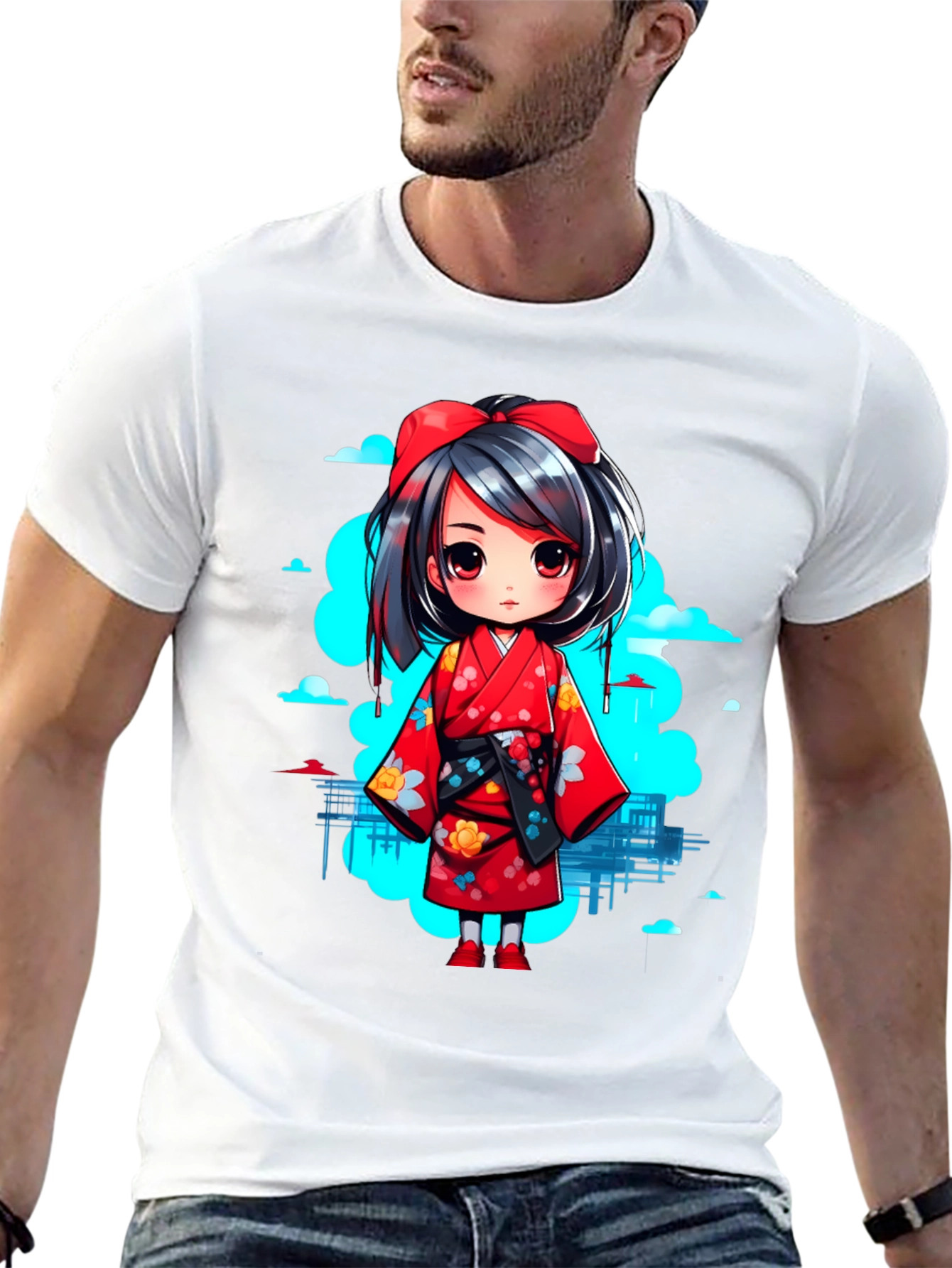 Anime Girl Graphic T-Shirt