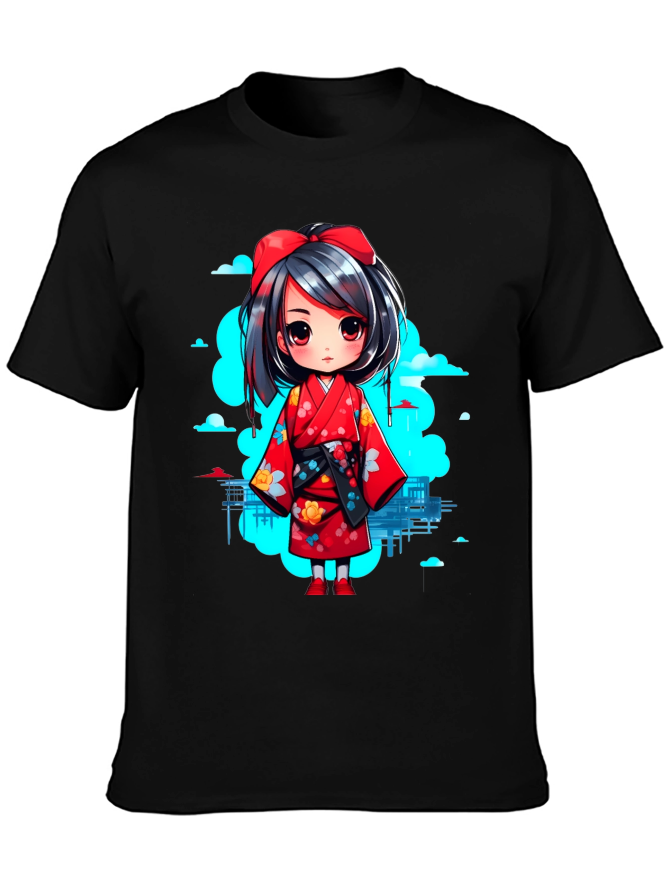 Anime Girl Graphic T-Shirt