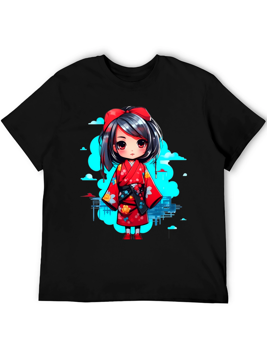 Anime Girl Graphic T-Shirt