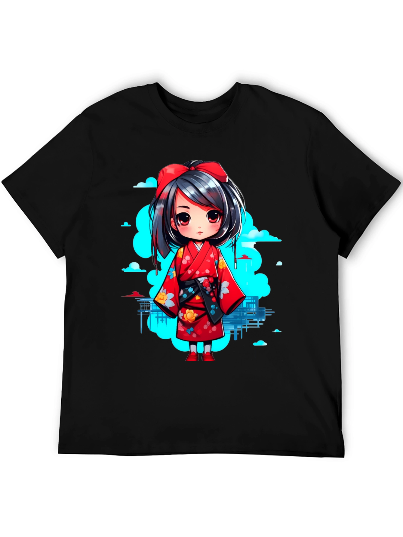 Anime Girl Graphic T-Shirt
