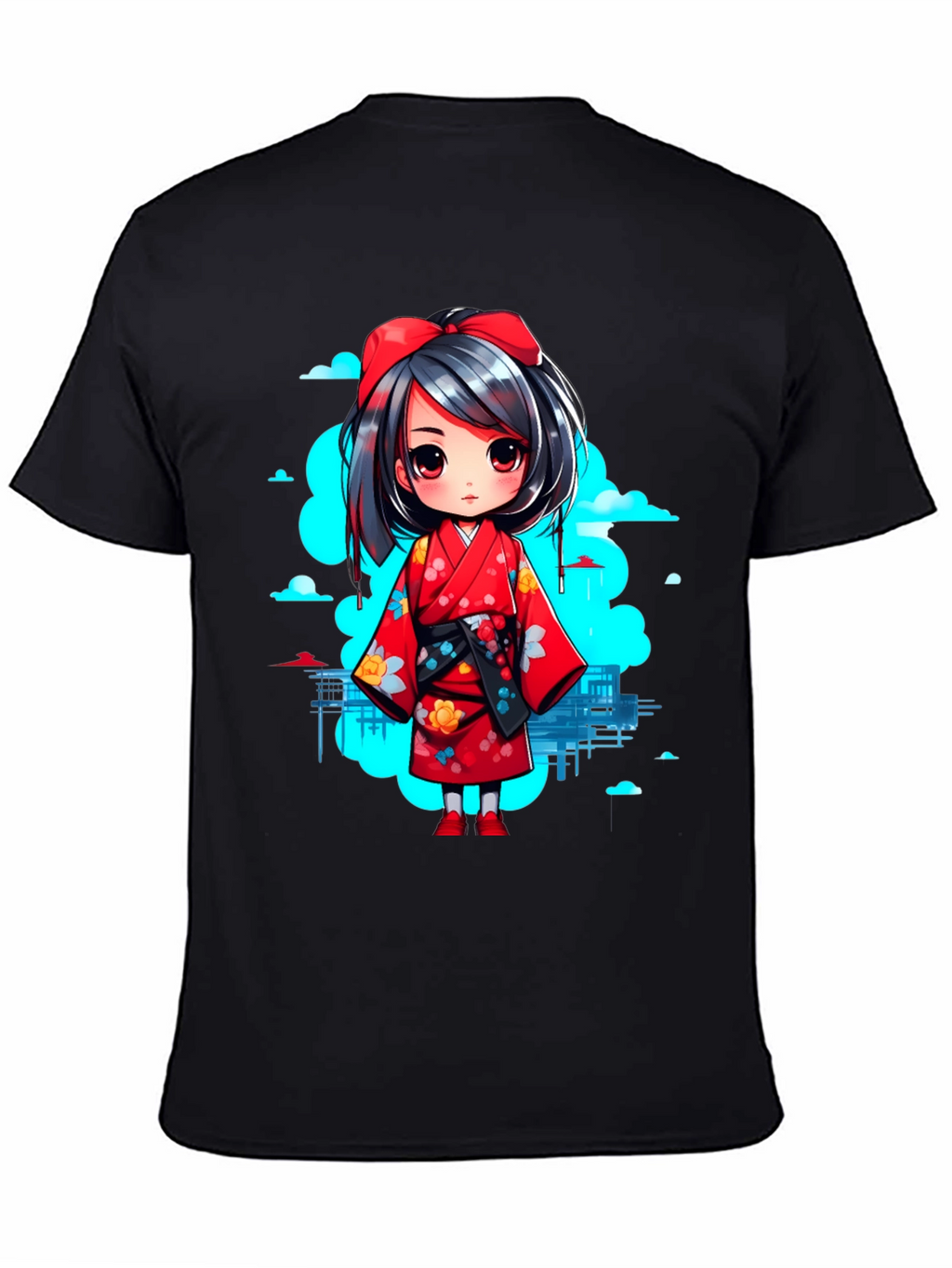 Anime Girl Graphic T-Shirt
